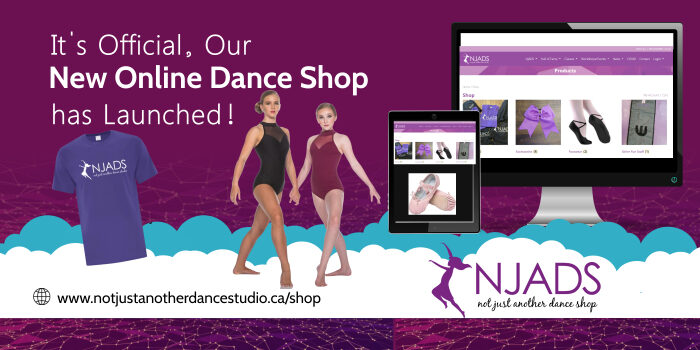 Have you heard about our online dance store Not Just Another